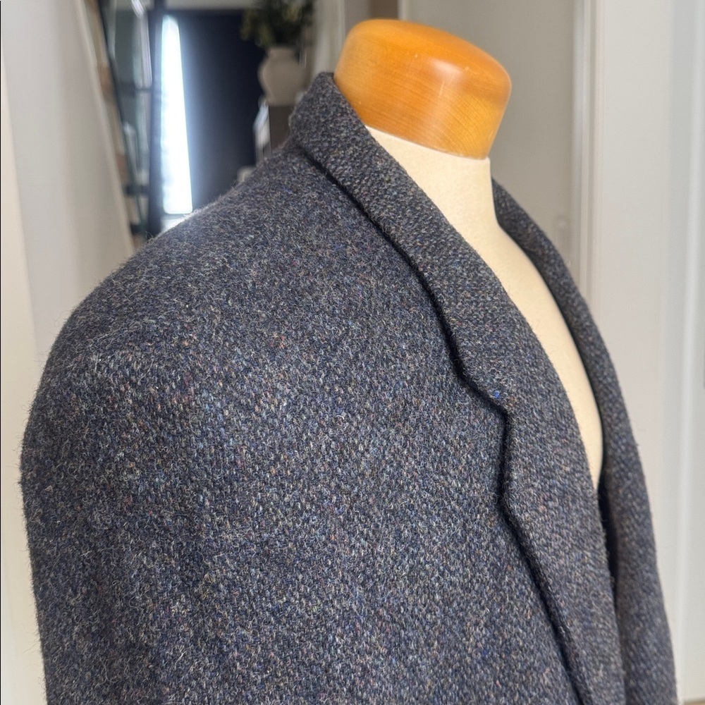 Vintage Harris Tweed Men's Blazer Sports Coat size approximately 42R or M - Picture 3 of 12